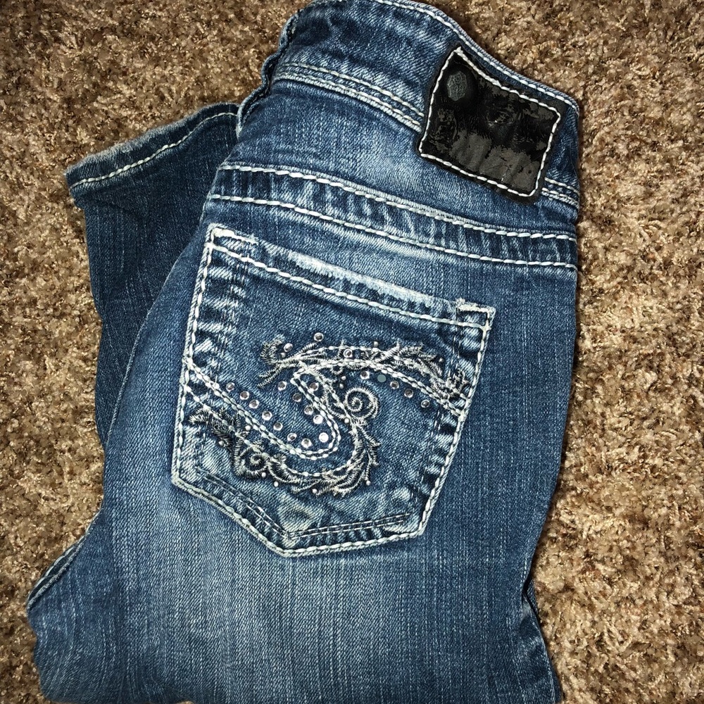 Silver jeans